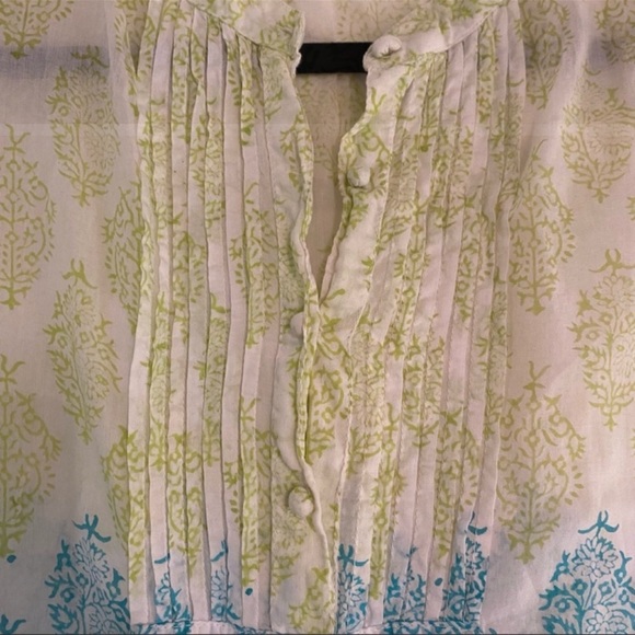 Roberta Roller Rabbit Block Print Cotton Tunic - Picture 3 of 6